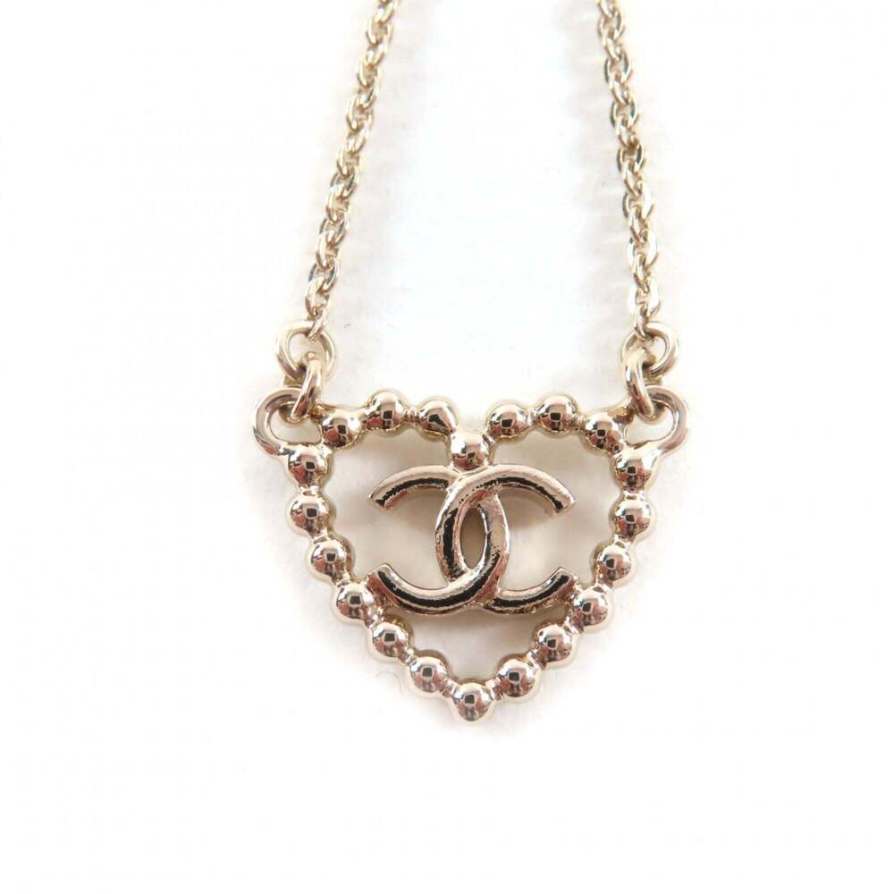 CHANEL Gold Logo Necklace - Picture 3 of 8